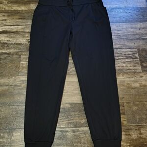 32 Degrees Black Fleece-Lined Pants